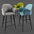 Bryce Foam Chair: Modern Comfort 3D model small image 1