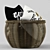 Breezy Bliss:  Pillow Set with Basket 3D model small image 2