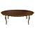 Classic Veneer Table - 2400 3D model small image 1