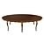 Elegant Veneer Table - 2700: Classic Design 3D model small image 1