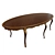 Elegant Veneer Table - 2700: Classic Design 3D model small image 2