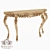 Elegant Beatrice Console: Handmade, Sculptural Design 3D model small image 1