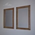 Elegant Wood-framed Mirrors by Matur 3D model small image 2