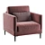 Elegant Mesonica Armchair: "Anton 3D model small image 1