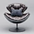 Sleek and Chic Chair 3D model small image 2