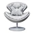 Sleek and Chic Chair 3D model small image 3