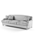 Elegant Clayton Sofa with Convertible Design 3D model small image 2