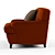 Elegant Tosconova Clayton Armchair 3D model small image 2