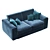 Mesonica Munro Sofa: Stylish and Versatile 3D model small image 3