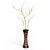 Elegant Tree Branch Vase 3D model small image 1