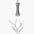 Elegant Tree Branch Vase 3D model small image 3