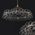 Bubble Wreath Chandelier: Elegant Illumination 3D model small image 1