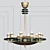 Elegant Bainbridge Chandelier 3D model small image 1