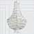 Sparkling Finland Crystal Chandelier 3D model small image 1