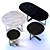 Sleek Domino Next Small Tables for Modern Spaces 3D model small image 2
