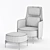 Sleek and Modern Tape Armchairs 3D model small image 3