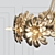 Elegant Ottoline Chandelier by Currey 3D model small image 2
