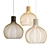 Elegant Octo Suspension Pendant 3D model small image 1