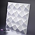 Title: Aura 3D Plaster Panel: Elevate Your Space 3D model small image 1