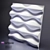 3D Plaster Drop Panel by Artpole 3D model small image 1
