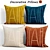 Velvet Applique Decorative Pillows 3D model small image 1