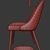 Modern Zuma Pumice Accent Chair 3D model small image 3