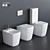 GALASSIA SA02 - Stylish Ceramic Toilet 3D model small image 1