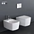 SA.02 Wall-Hung Ceramic Toilet 3D model small image 1