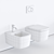 SA.02 Wall-Hung Ceramic Toilet 3D model small image 3