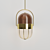 Sleek Glass Pill Ceiling Light 3D model small image 3