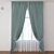 Title: Elegant Drapes for Stylish Interiors 3D model small image 1