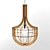 Lord I - Wood Chandelier 3D model small image 1