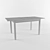 Sliding "San Remo" Dining Table 3D model small image 3