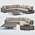 Marelli Gordon Sofa: Modern Style Comfort 3D model small image 1