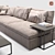 Marelli Gordon Sofa: Modern Style Comfort 3D model small image 3