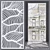 Modular Decorative Partition Set 3D model small image 2