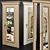 Imperiale V Latte Mirror: Classic Luxury Door Collection 3D model small image 1