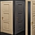 Imperiale F3 Anthracite: Elegant and Luxurious Interior Doors 3D model small image 1