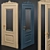 Imperiale V-C Anthracite Door: Exquisite Italian Luxury 3D model small image 1