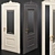 Imperiale V-C Anthracite Door: Exquisite Italian Luxury 3D model small image 2