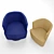 Modern Comfort: JOEL by Walter Knoll 3D model small image 3