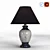 Merle 15" Table Lamp - Classic Elegance for Any Space 3D model small image 1