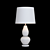 Title: Glamorous Robeson 30" Table Lamp 3D model small image 3