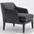 B&B Italia Nidus: Stylish, Compact Armchair 3D model small image 1