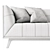 Modern Velvet Sofa: Edloe Finch 3D model small image 3