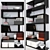 Sleek Shelf for Books & Decor 3D model small image 1