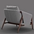 Sleek Comfort: Enne-Gross Chair 3D model small image 2