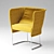 Elegant Ami Chair by Paola Lenti 3D model small image 1