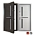 Neoline SteelGuard: The Ultimate Entrance Metal Door 3D model small image 1