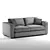 Stylish Estelio Calipso Sofa 3D model small image 2